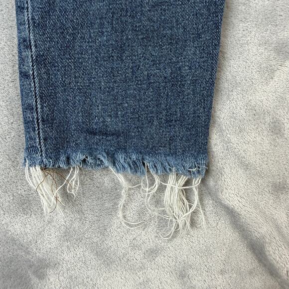 Reformation Serena High Skinny Jeans  Medium Wash Button Fly Size 25 - Picture 5 of 9